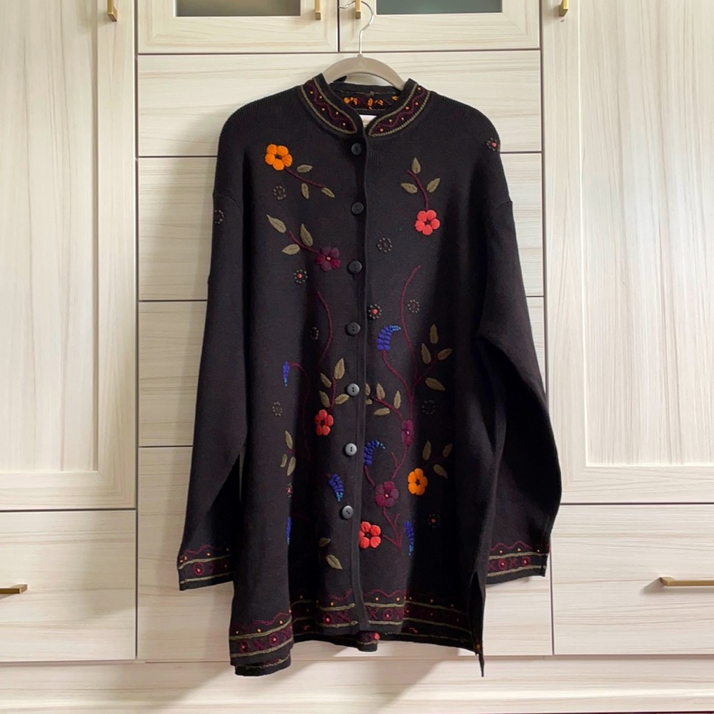 Stunning Embroidered Cardigan